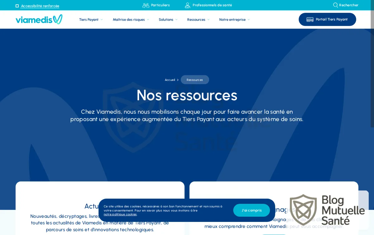 Capture : Viamedis | Ressources